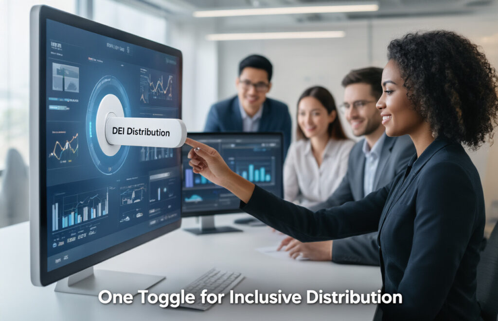 DEI‑Focused Distribution: Integrating Diversity Boards with One Toggle