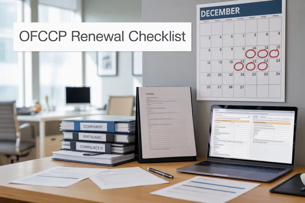 The Renewal Checklist: How to Avoid OFCCP Contract Pitfalls Before Year-End