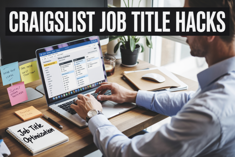Craigslist Job Title Hacks That Boost Visibility Without Breaking Rules