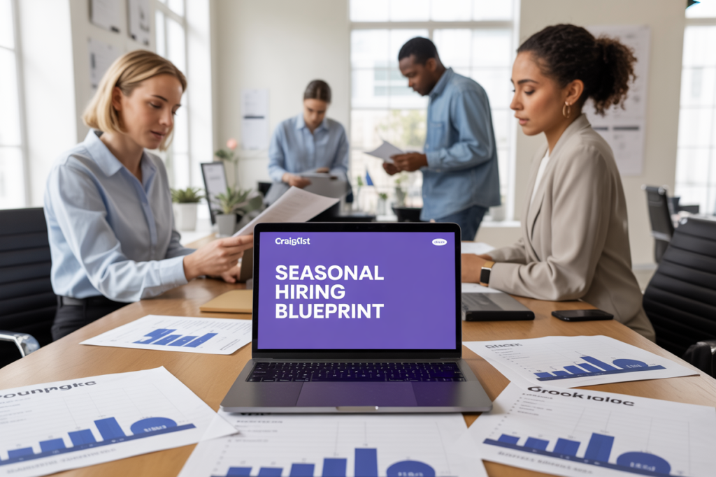 Craigslist Gig Postings For Seasonal Workforce Spikes, A Blueprint