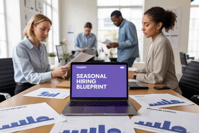 Craigslist Gig Postings For Seasonal Workforce Spikes, A Blueprint