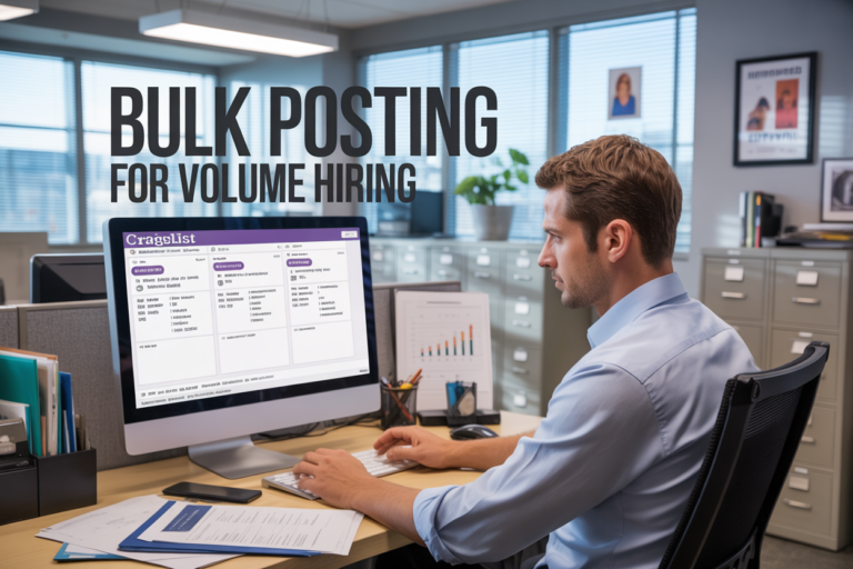 Craigslist Bulk Posting, Best Practices For Volume Hiring