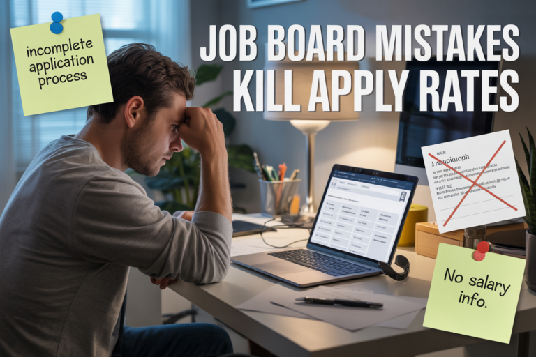 Top Job Board Mistakes That Kill Your Apply Rate