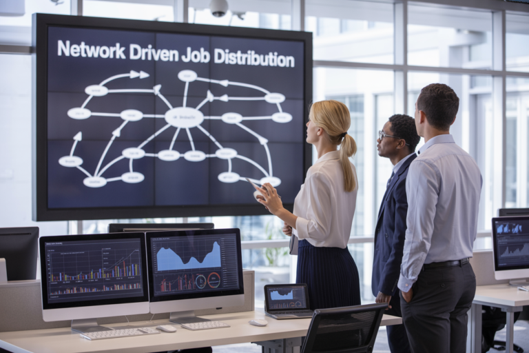 Leveraging Network Driven Job Distribution For Cost Efficiency
