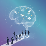 diverse group of professionals collaborating in a modern office space, representing smart talent acquisition methods and recruiting reimagined