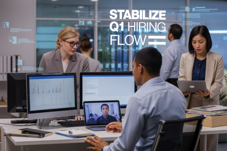 How to Stabilize Applicant Flow During Q1 Hiring Surges