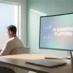 a diagram shows the automated sourcing technologies streamlining the high-volume recruitment process for 500 seasonal positions.