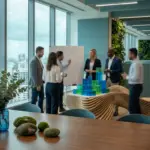 an intricate network of interconnected gears, symbolizing scalable talent pipeline architecture for enterprise distribution.