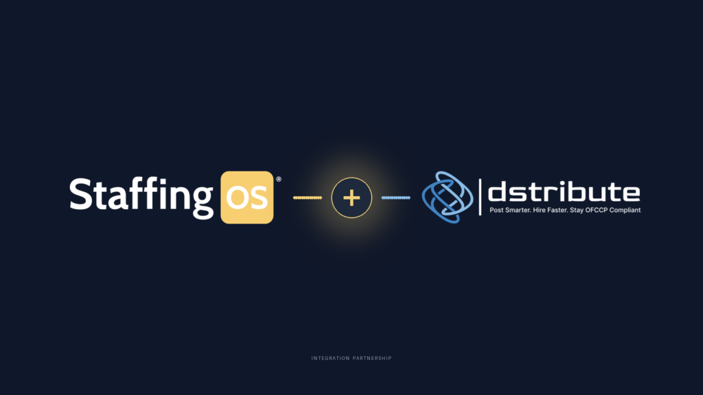 staffingos and dstribute partnership for new integration into staffingOS